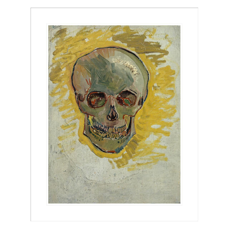 Skull by Vincent van Gogh -Framed Giclee Print, 29.45" H x 23.5" W