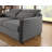 Firm Square Arms Sleeper Sofa 3 in 1 Convertible Sleeper Sofa Bed with Pull Out Bed-1544203759-1598630482