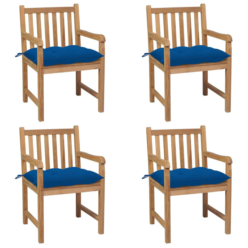 Chaise de patio avec coussin Dorathy, Rouge