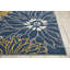Tapis bleu / jaune Lahoma-352079797