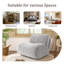 Upholstered Chenille Swivel Lounge Chair-1130327314