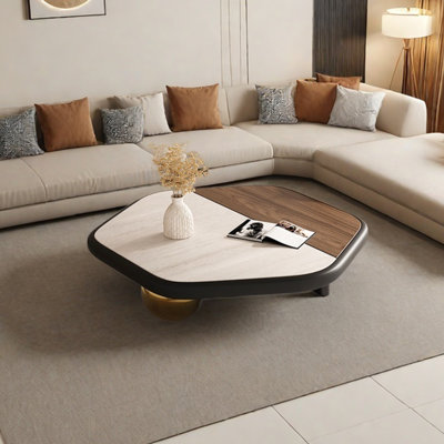 Table basse Creative en pierre supercristalline