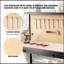 Table de travail 63 po avec rangement et outils