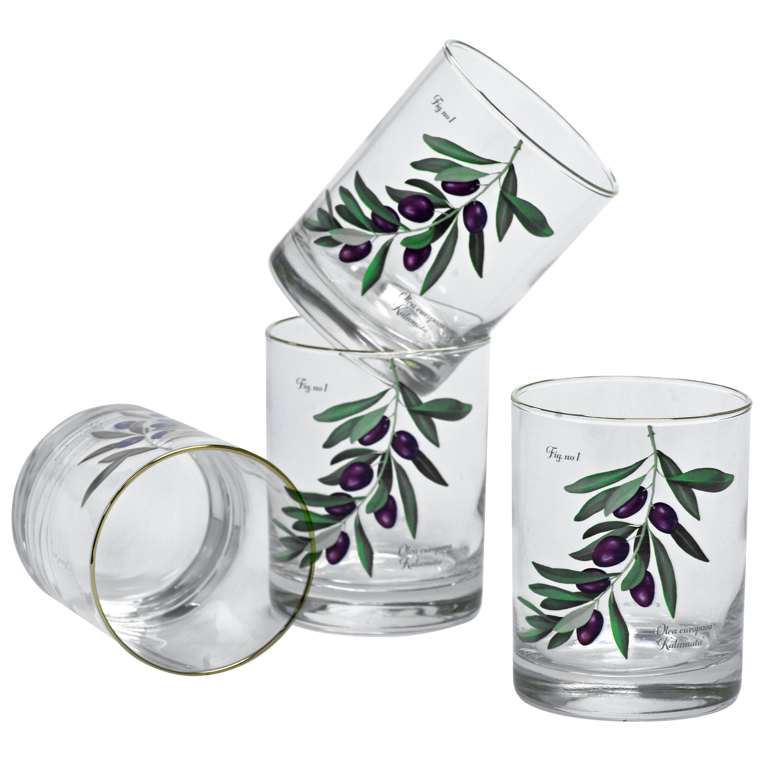 East Urban Home 4 - Piece 14oz. Glass Whiskey Glass Glassware Set