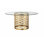 Arquette Round Glass Dining Table