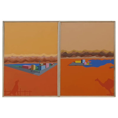 Ombre sur une berge | Acrylique sur toile | Mahima Katiwal