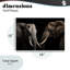 Plaque murale Pachyderm Elephant pair, design par Decent Exposures-1978559667