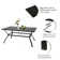  Rectangular 4 - Person 60" Long Dining Set with Umbrella