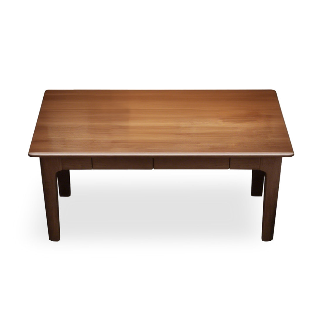 East Urban Home Brown Rectangular Solid Wood with 2 drawers desk ...
