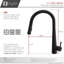 Siena Modern Single Handle Kitchen Faucet-48870737