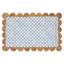 Blue Check With Jute Scallops Rug-803609860