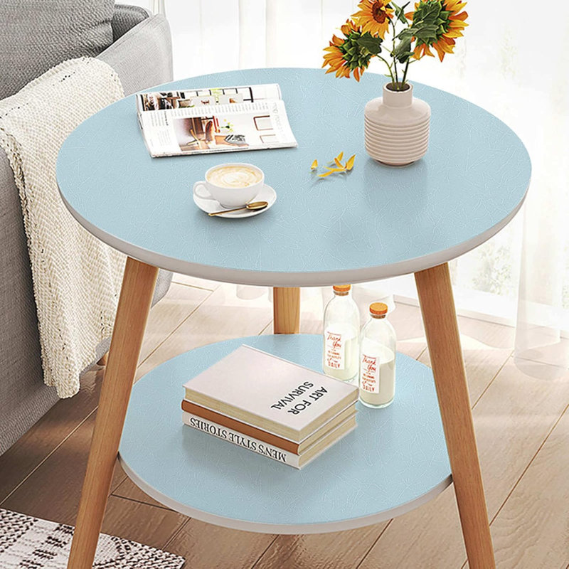 Papier peint papier peint texturé en soie amovible pour dessus de comptoir, L 23,6 po x L 196,8 po, Bleu