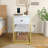 Phawak USB Port & Power Outlet Metal Nightstand-95524467