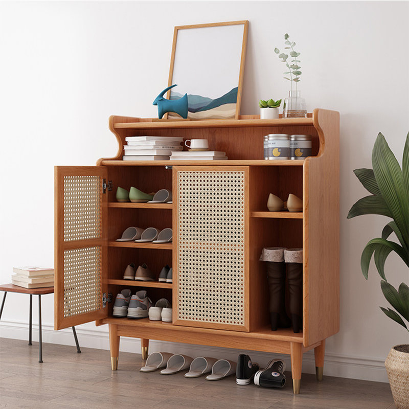 Armoire de rangement pour chaussures Vine, Brun