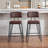 Industrial Bar Stools Set Of 2 (No Including  Table)-1408777967