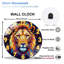 Horloge murale Vibrant Lion