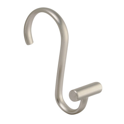 Cade Metal Rust Resistant Shower Curtain Hook