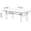 French vintage end table-106809796