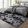 Ultra Soft Shaggy Area Rug, Multiple Sizes Grey Fluffy Carpet for Living Room Bedroom, Plush Fuzzy Rugs for Home Decor, Halloween Christmas Seasonal & Daily Use, Non-Slip Cozy Floor Mat