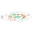 Koi Coral Acrylic Square Decorative Tray-121427313