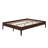 Contemporary Low-Profile Bed Base Featuring Durable Slat Foundation and Tool-Free Setup-1383230829