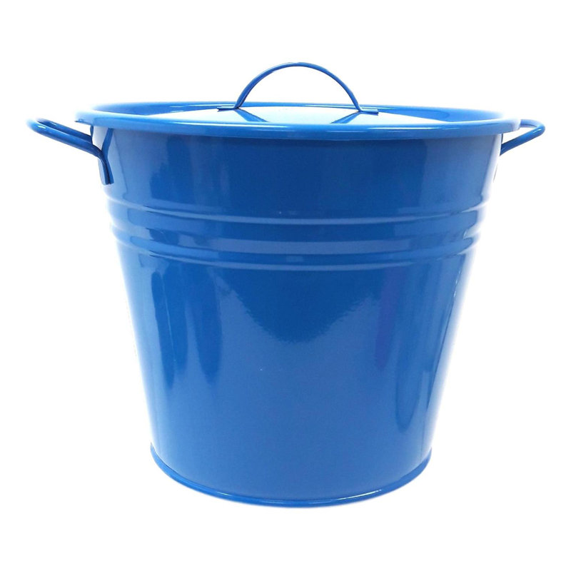 Boîte métallique / métallique, bleu