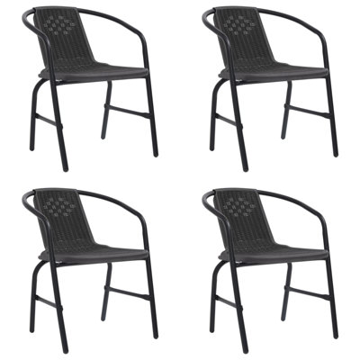 Curwood Stacking Patio Dining Armchair with Cushion