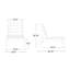 Deep Seating Armless Chair With Cushions-77886104-77886102