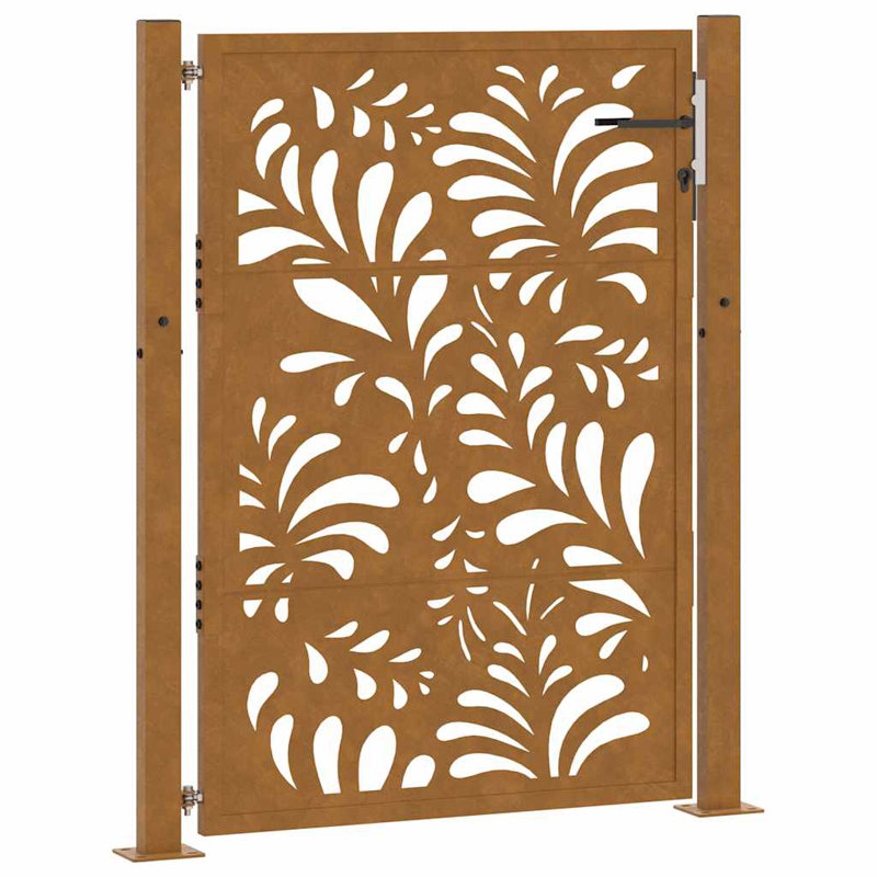 Weathering Steel Gate, Rusty, 105 x 130 cm
