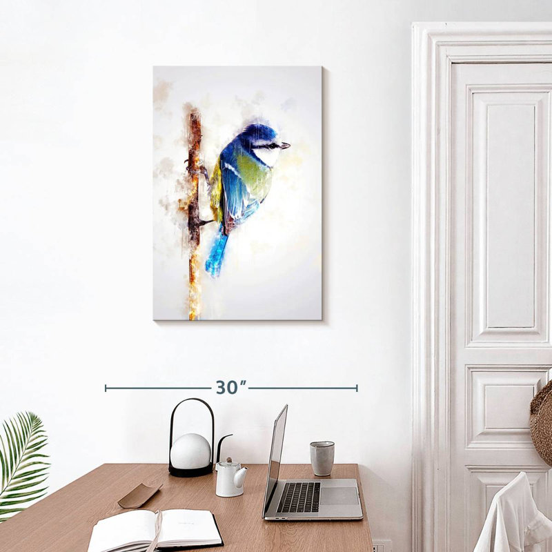 Brampt Bird On Twig, 30" H x 20" W