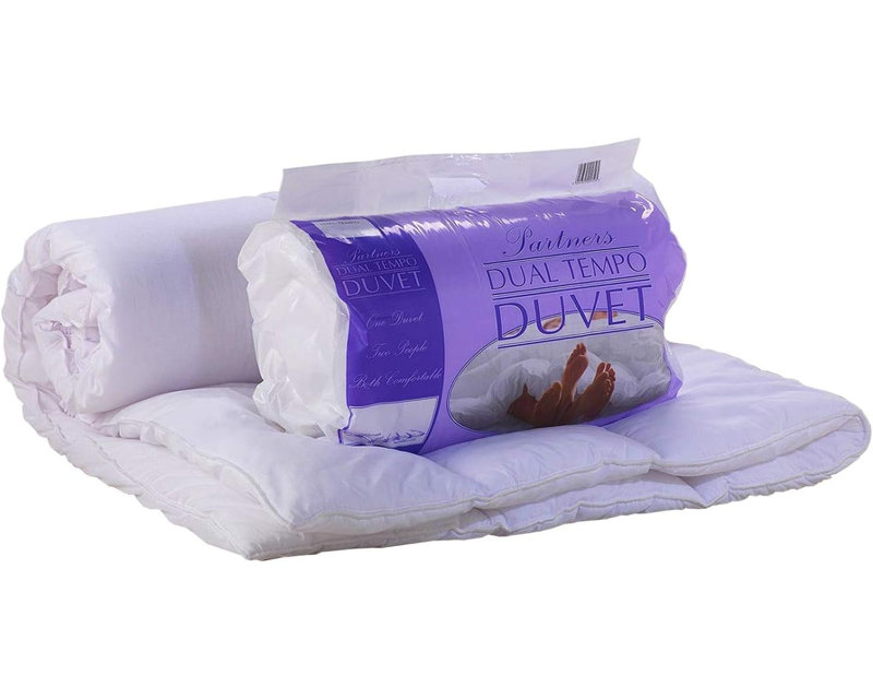 Super Soft Cotton Blend Dual Temperature Duvet, expertly crafted with high-quality hollowfibre filling., Kingsize