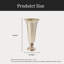 Vase en métal, forme de flûte à champagne-1735408843