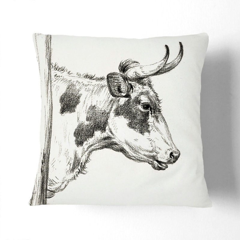 Square Throw Cushion, 40cm H x 40cm W x 15cm D