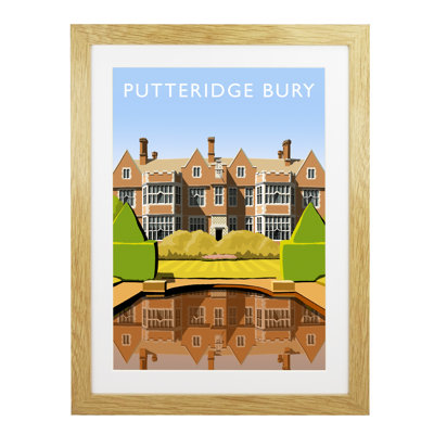 'Putteridge Bury' by Richard O'Neil - Print