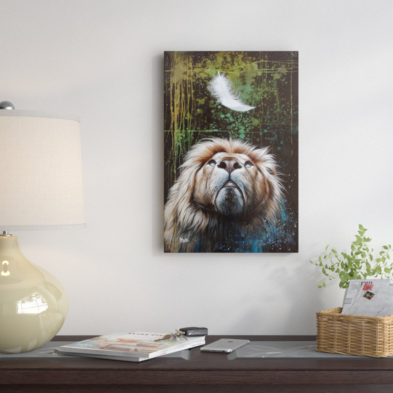 «Legerete (Lightness)», impression sur toile tendue, H 26 po x l 18 po x P 1,5 po, Pas de tapis, Toile avec cadre noir