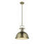 Calico 1-Light Dimmable Steel Dome Pendant with Adjustable Height-595977829-595977849