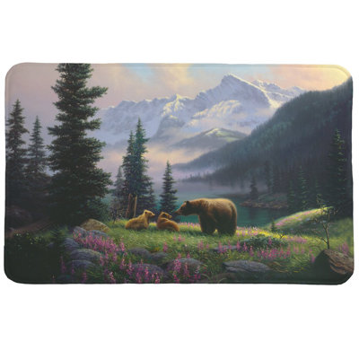 Tapis de salle de bain avec oursons mountain bear Stalder
