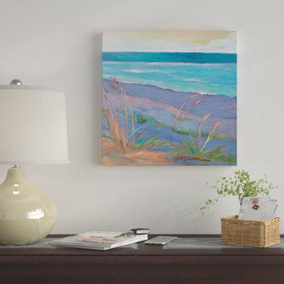 «Dunes at Dusk II», reproduction d'aquarelle sur toile
