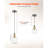 Pendant Light 1-Light Pendant Lighting with Glass Shade Adjustable Height