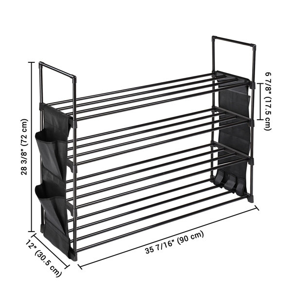 Ivy Bronx 16 Pair Shoe Rack