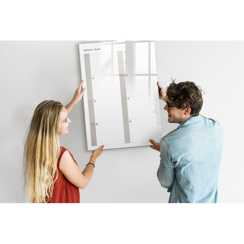Magnetic Glass Photo Memo Board