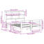 ClassicLiving Bed Frame Without Mattress Solid Wood Pine-1139163894-1139163892