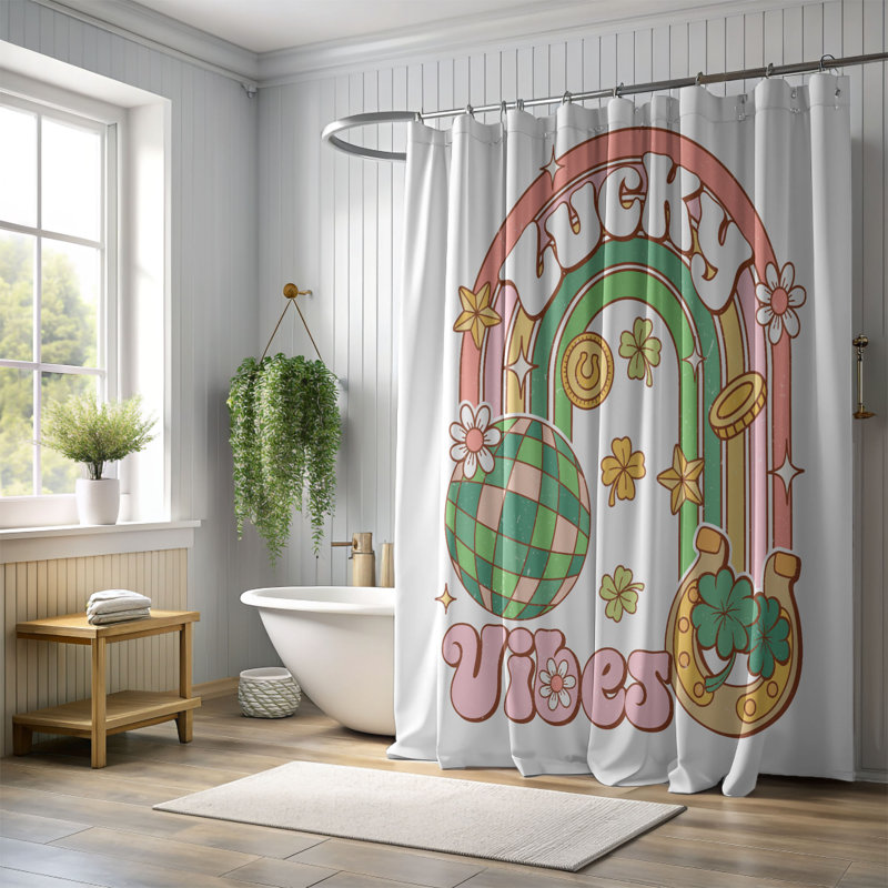 Dace Shower Curtain, H 74 po x l 71 po