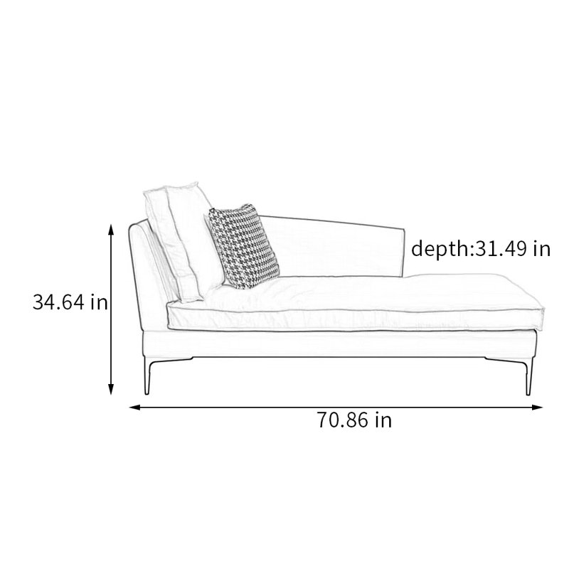 Chaise italienne minimaliste