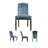 Kedarnath 17'' H Upholstered Dining Chair-523809865