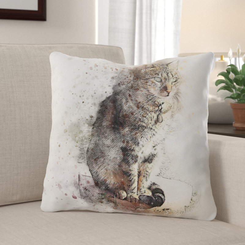 Croce Outdoor Reversible Throw Pillow, Microsuede, Indoor