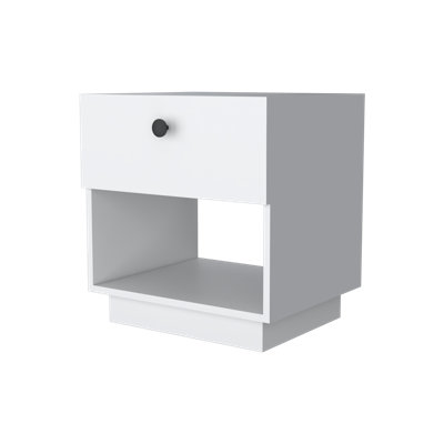1-Drawer Nightstand - Modern Bedroom Nightstand With Storage Drawers | Stylish Furniture Organizer