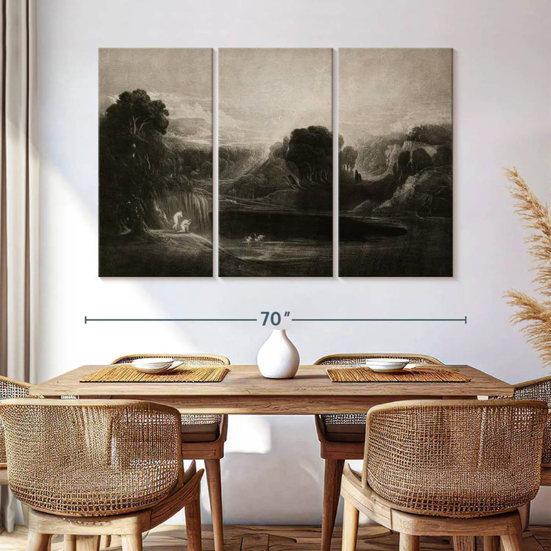 Leisha Paradise Adam And Eve, 42" H x 65" W