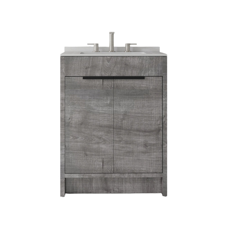 Meuble-lavabo autoportant avec lavabo