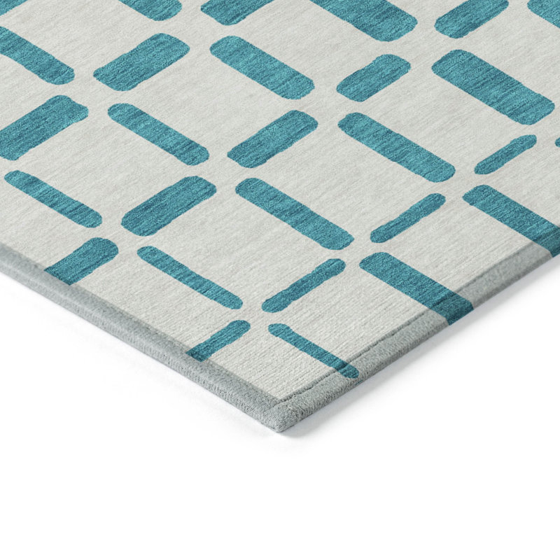 Tapis intérieur / extérieur mâle avec envers antidérapant, Rectangulaire 8 pi x 10 pi